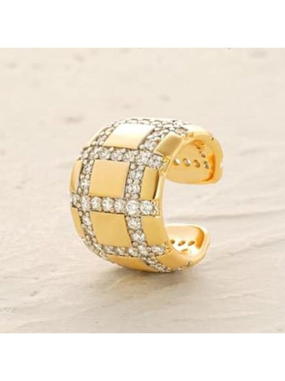 Women Ear Cuff Earrings Gold Non Pierced Cartilage Clip on Open Wrap